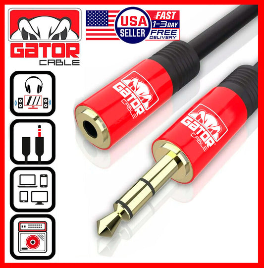 AUX 3.5mm Extension Cable Male to Female Adapter Stereo Audio Headphone Cord 6FT