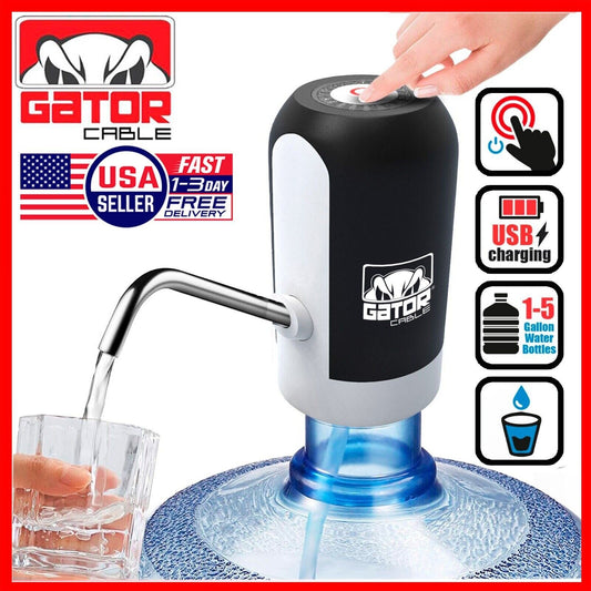 Water Bottle Switch Pump Electric Automatic Dispenser 5 Gallon USB Universal