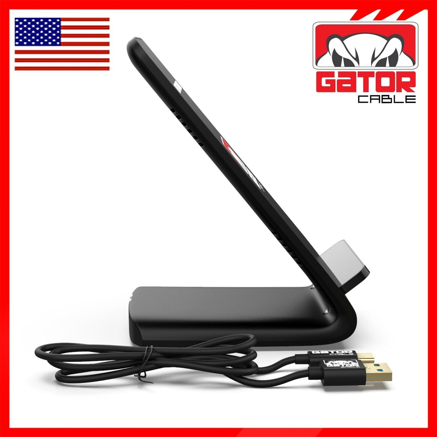 30W Wireless Phone Charger Stand Pad Fast Charge for Samsung iPhone LG Universal
