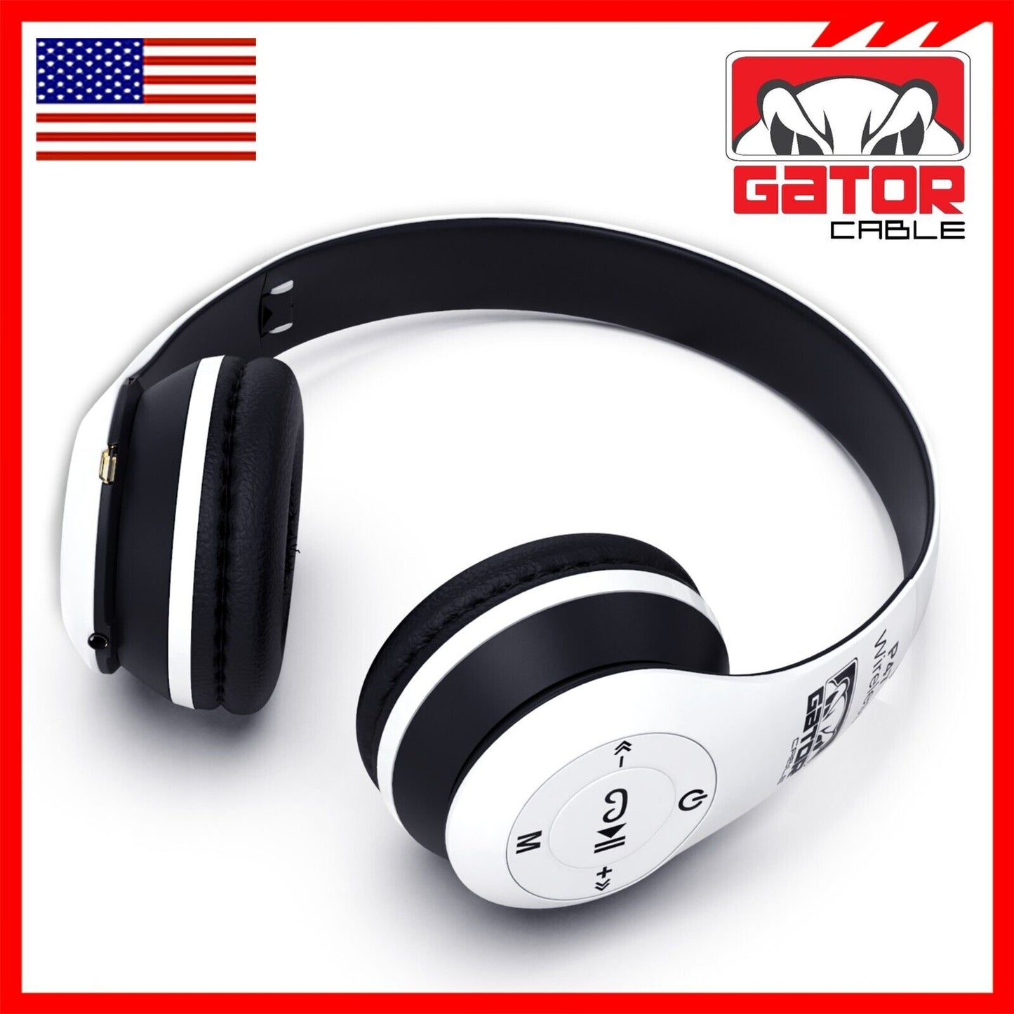 Wireless Bluetooth 5.0 Headphones Headset Over-Ear FM Radio MIC Foldable TF Card