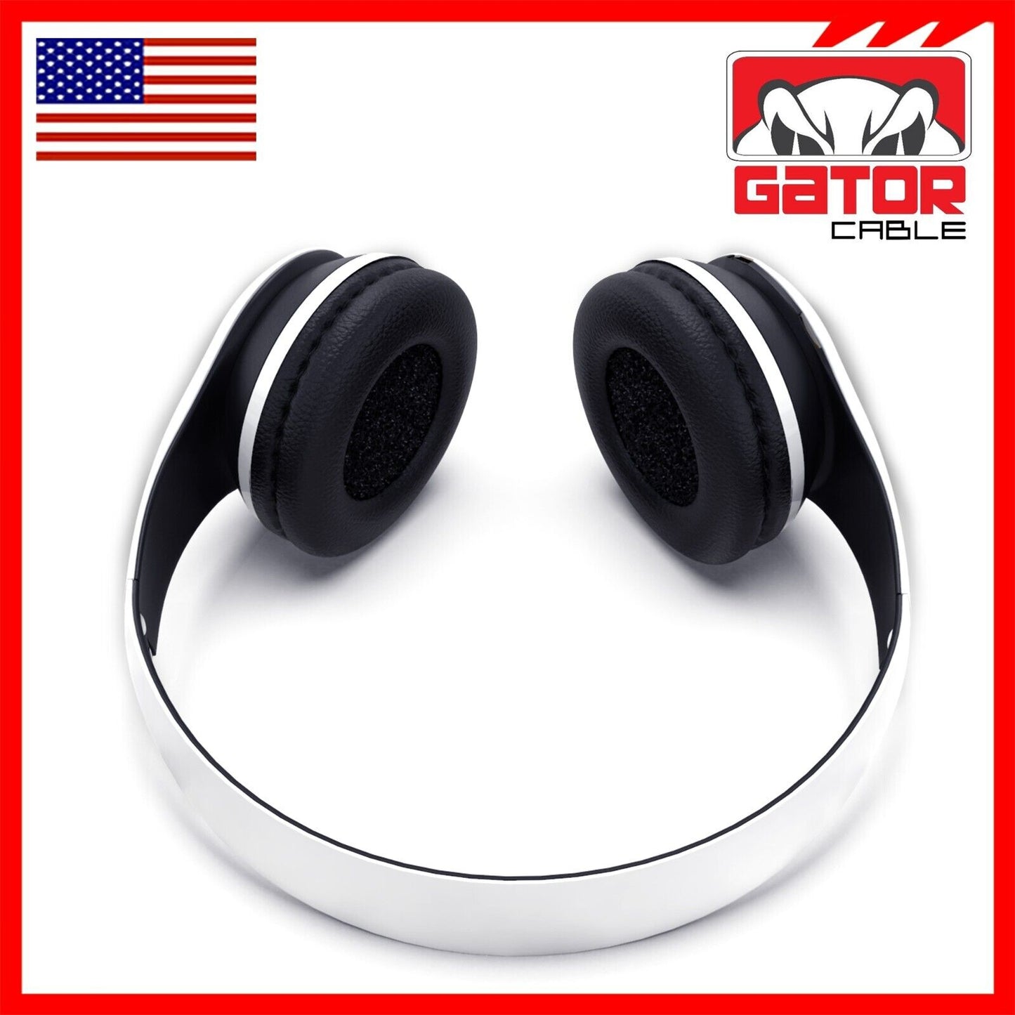Wireless Bluetooth 5.0 Headphones Headset Over-Ear FM Radio MIC Foldable TF Card