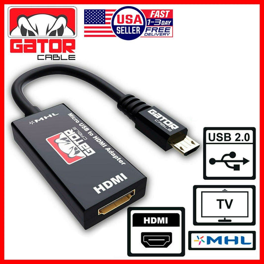 MHL Micro USB to HDMI Adapter Converter Cable for Android Phone Smartphone HDTV